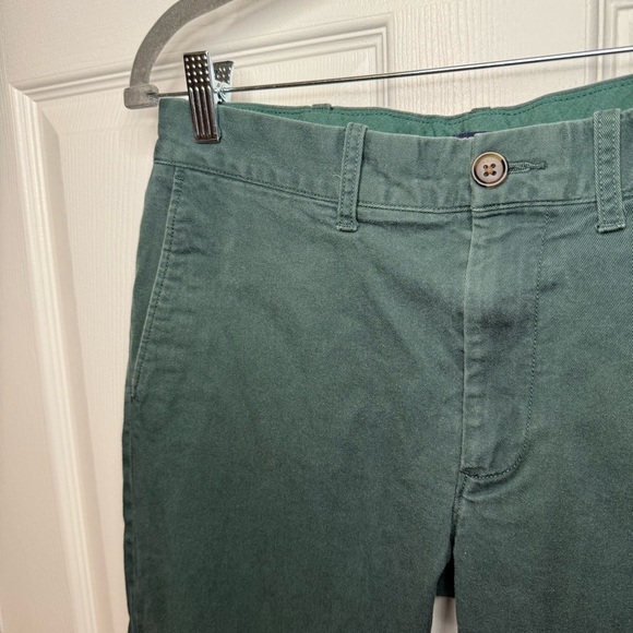 J Crew Flex Slim Cut Mens Pants Hunter Green Size 30 Waist 32 Length GUac - Picture 2 of 6